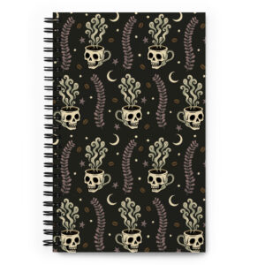 Haunted Brew - Spiral notebook