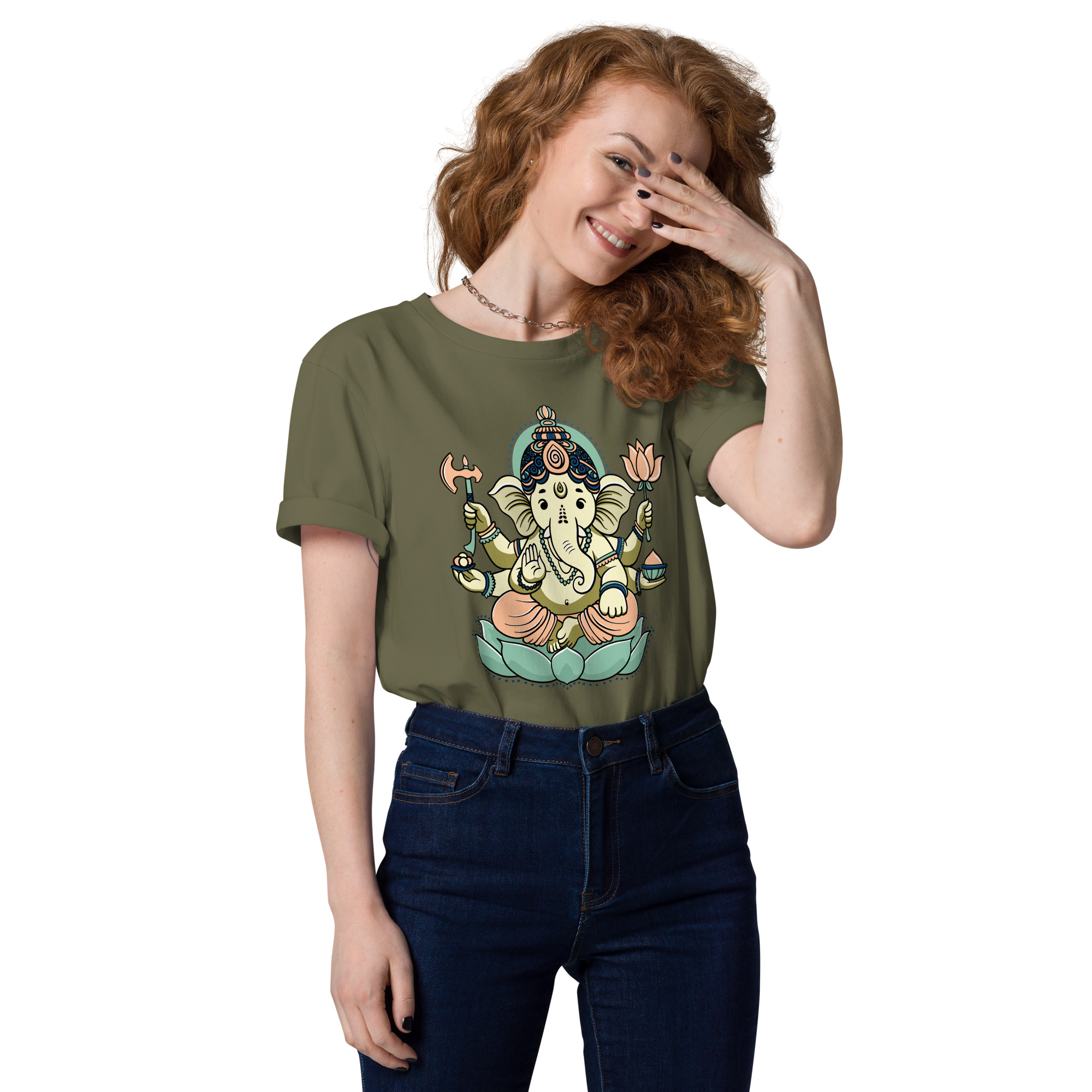 Ganesha Lotus Meditation – Spiritual Hindu Deity - Image 7