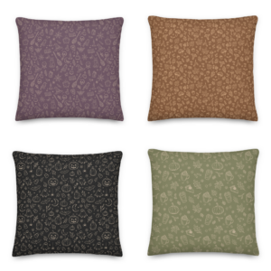 Vintage Spooky Season Pillows