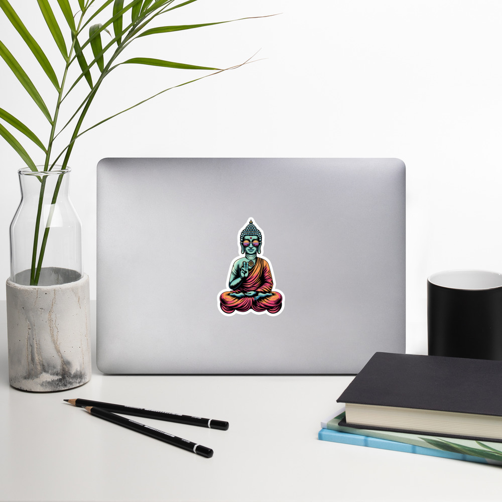 Buddha Vibes Bubble-free sticker - Image 4